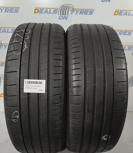 2454520 103Y XL PIRELLI PZERO JLR x2 tyres 