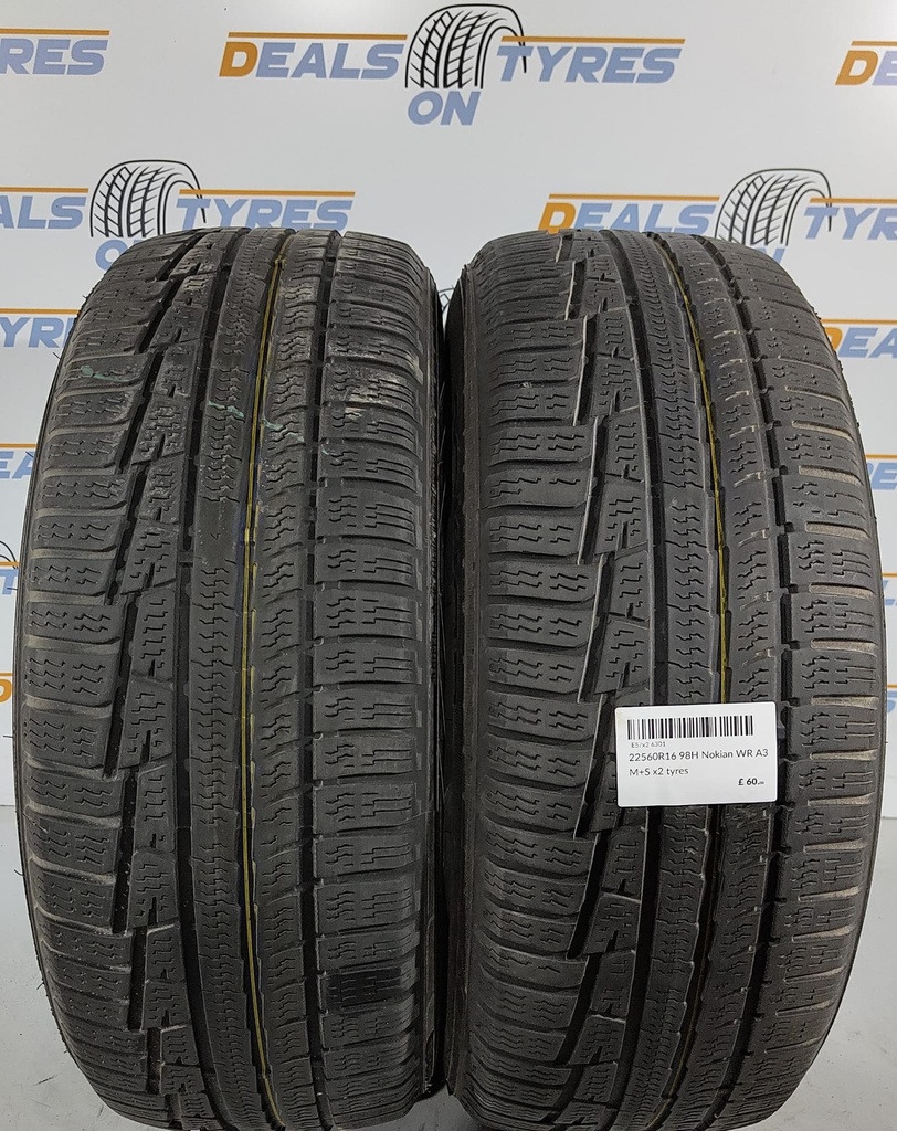 22560R16 98H Nokian WR A3 M+S x2 tyres