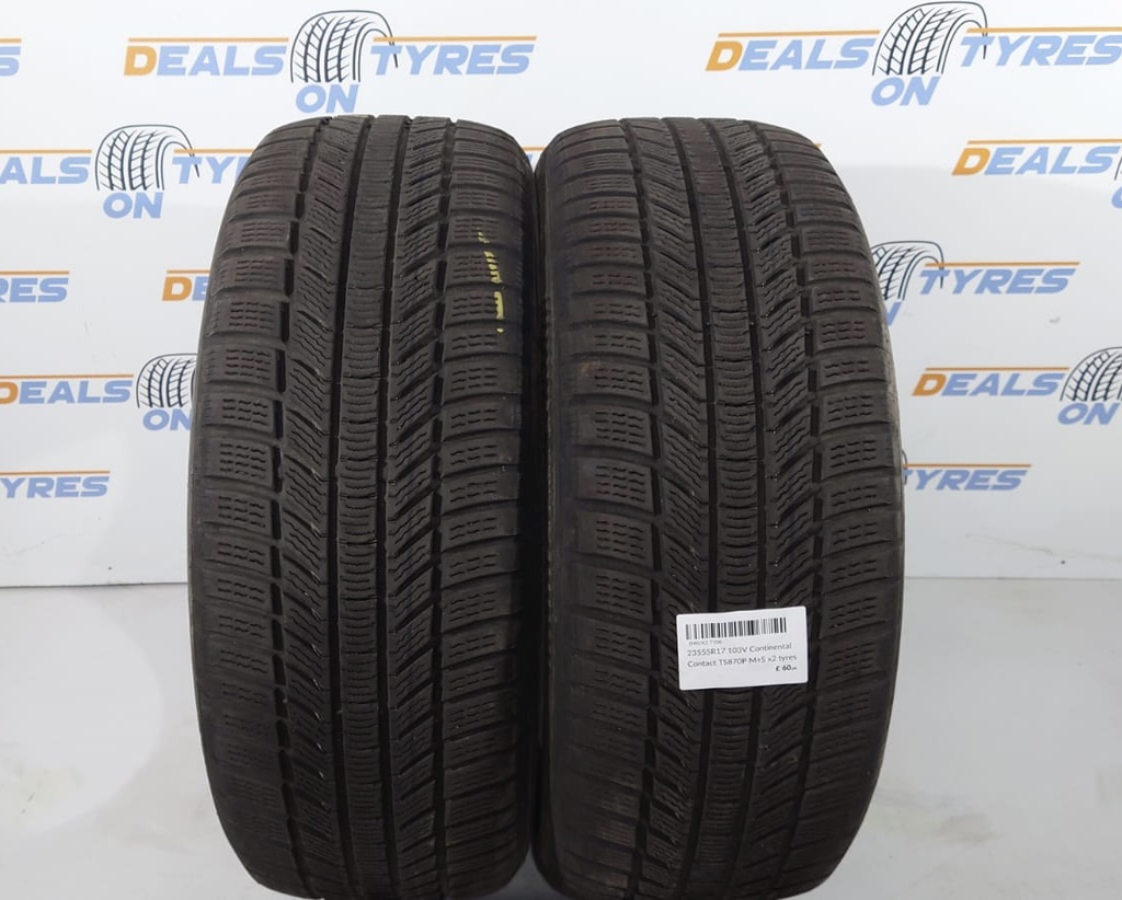 23555R17 103V XL Continental WinterContact TS870P M+S x2 tyres
