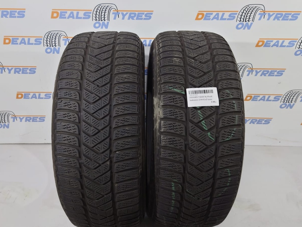 23555R17 103V XL Pirelli Sottozero 3 M+S x2 tyres