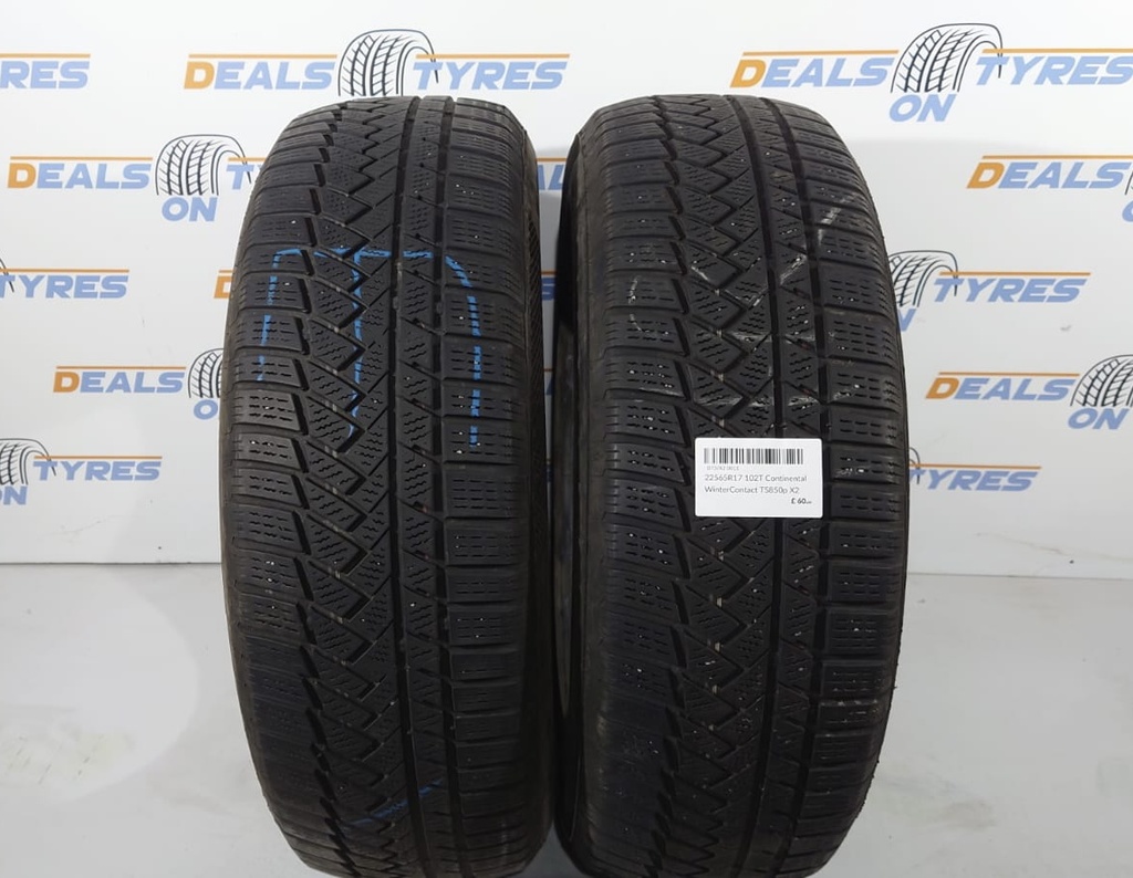 22565R17 102T Continental WinterContact TS850p X2 Tyres