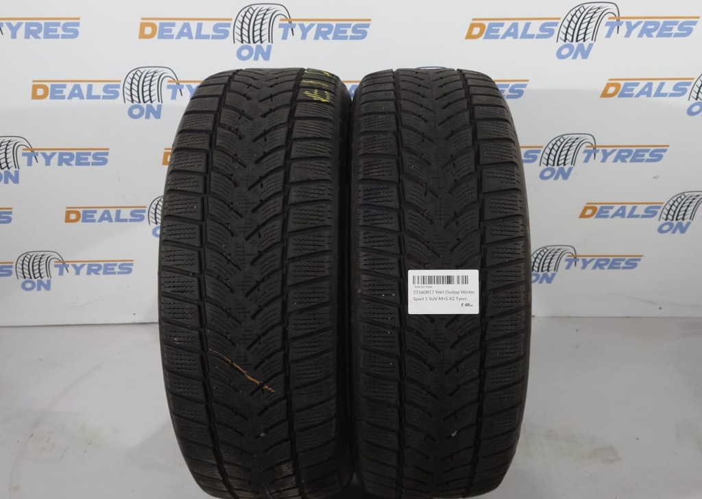 2156017 96H Dunlop Winter Sport 5 SUV M+S X2 Tyres 