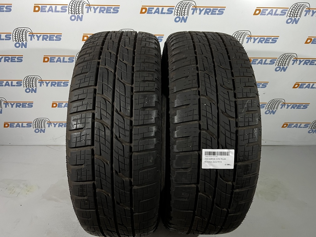 25560R18 112V Pirelli Scorpion Zero M+S x2 tyres