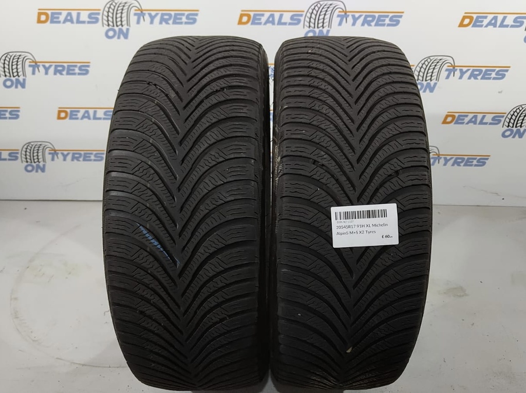 20545R17 91H XL Michelin Alpin5 M+S X2 Tyres