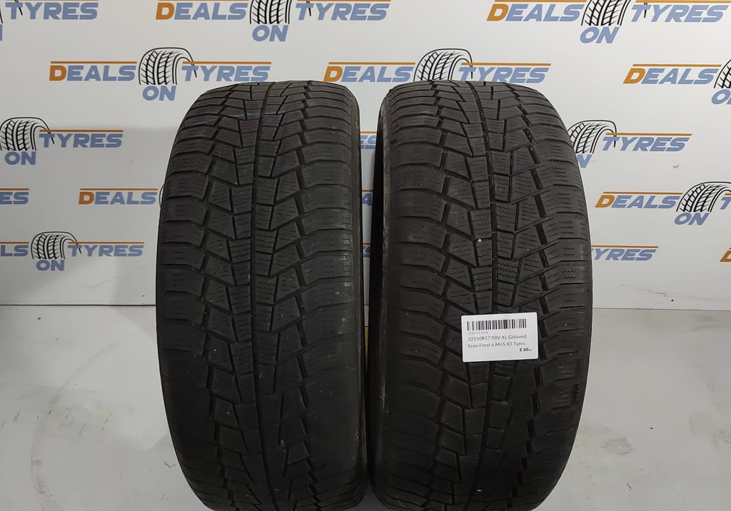 22550R17 98V XL Gislaved Euro Frost 6 M+S X2 Tyres 