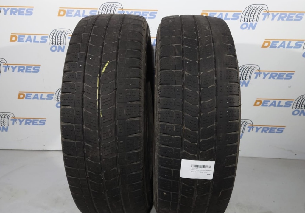 21565R16C 109/107R Kleber Transalp2 M+S x2 Tyres 