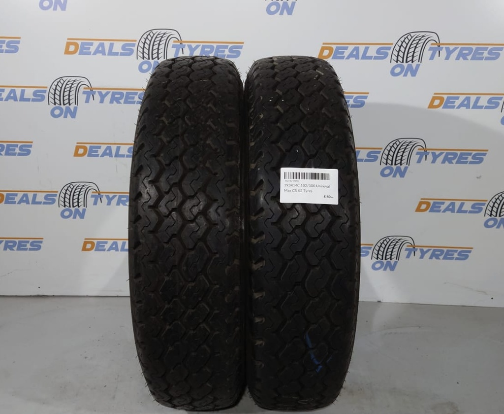 195R14C 102/100 Uniroyal Max C5 X2 Tyres 