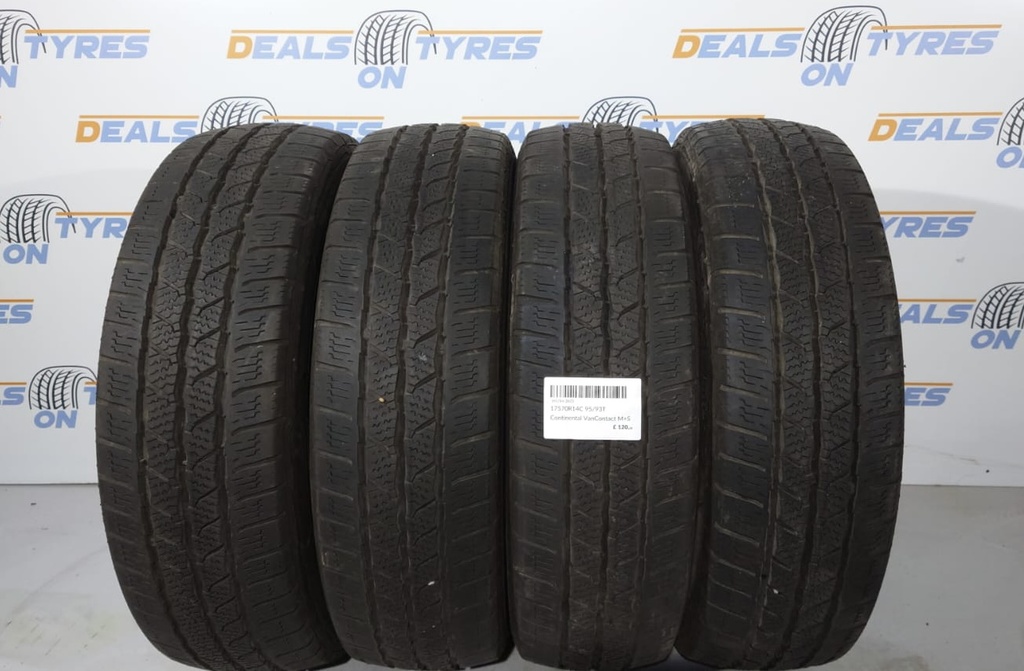 17570R14C 95/93T Continental VanContact M+S X4 Tyres 