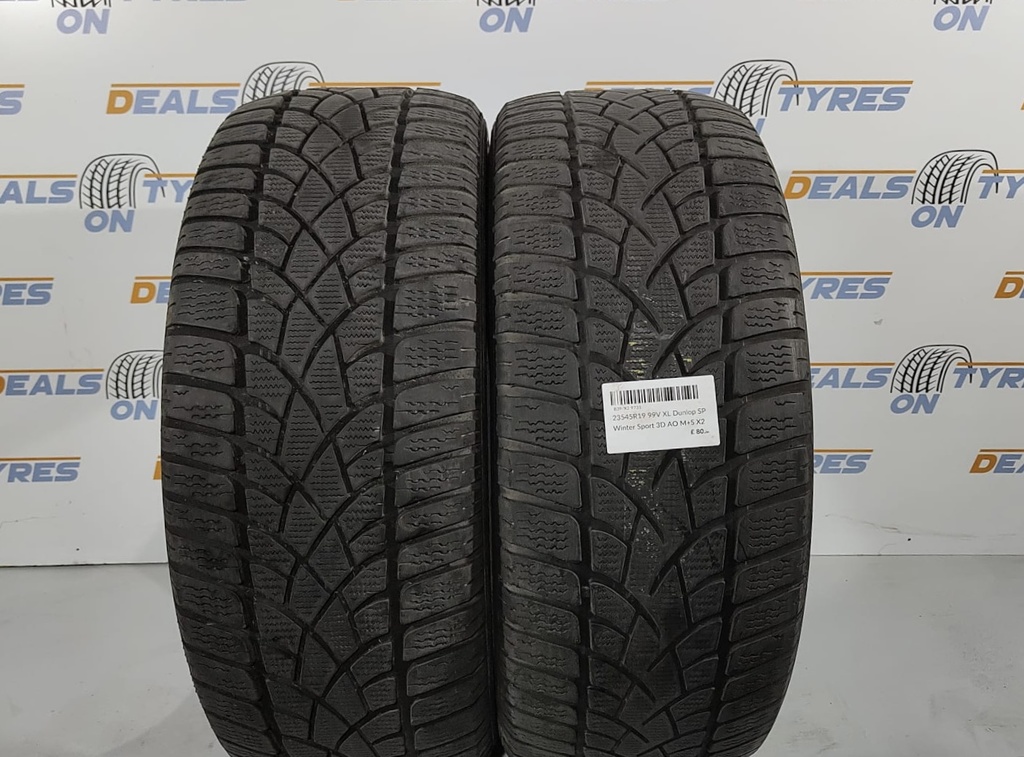 2354519 99V XL Dunlop SP Winter Sport 3D AO M+S X2 Tyres 