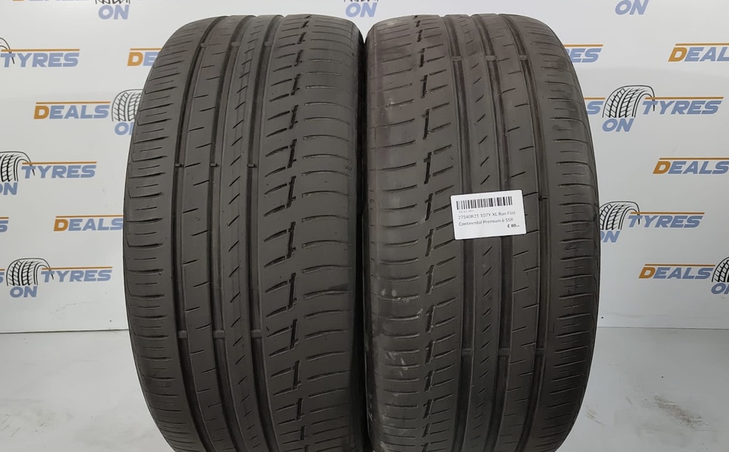 2754021 107Y XL Run Flat Continental Premium 6 SSR RSC X2 Tyres