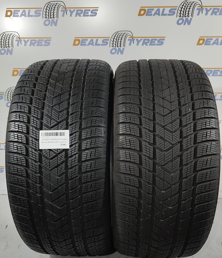 2954020 106Y Pirelli Pzero NO M+S X2 Tyres