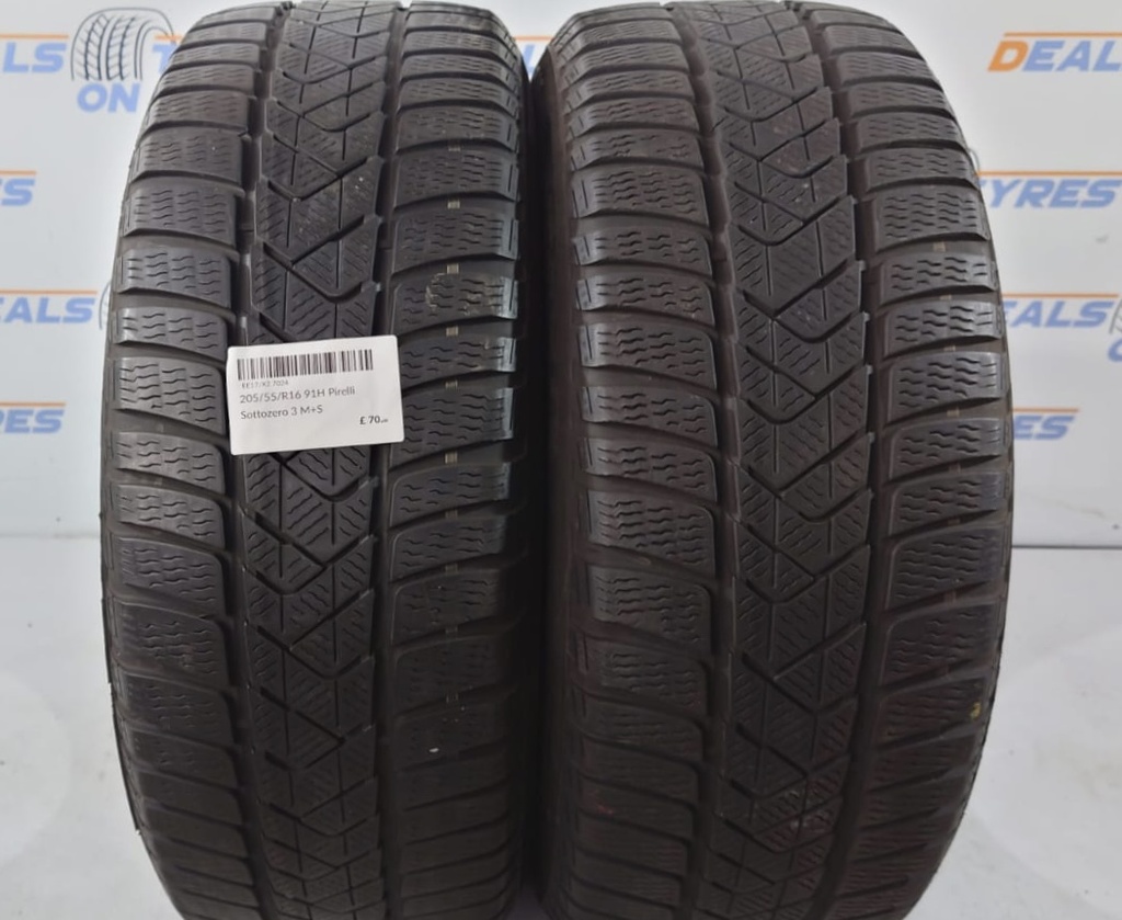 20555R16 91H Pirelli Sottozero 3 M+S x2 tyres