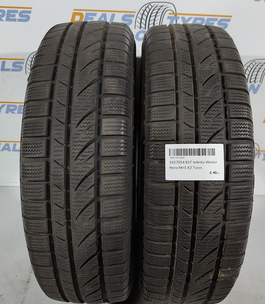 1657014 81T Infinity Winter Hero M+S X2 Tyres
