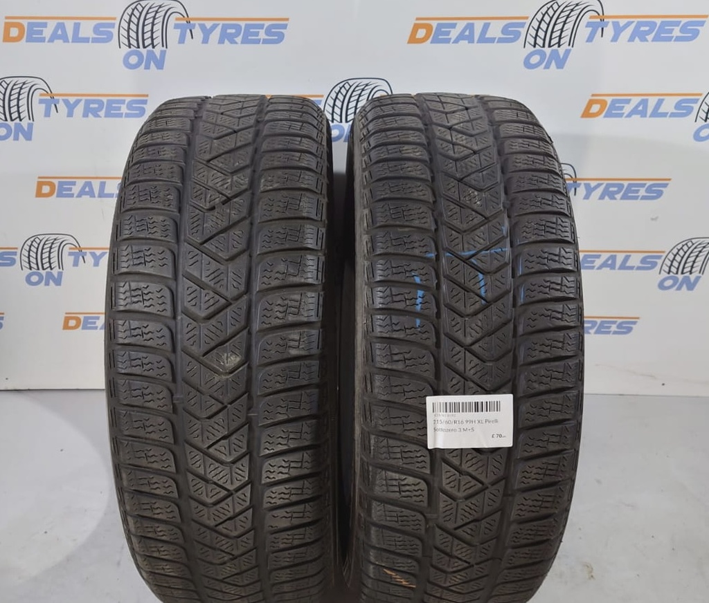 21560R16 99H XL Pirelli Sottozero 3 M+S x2 tyres
