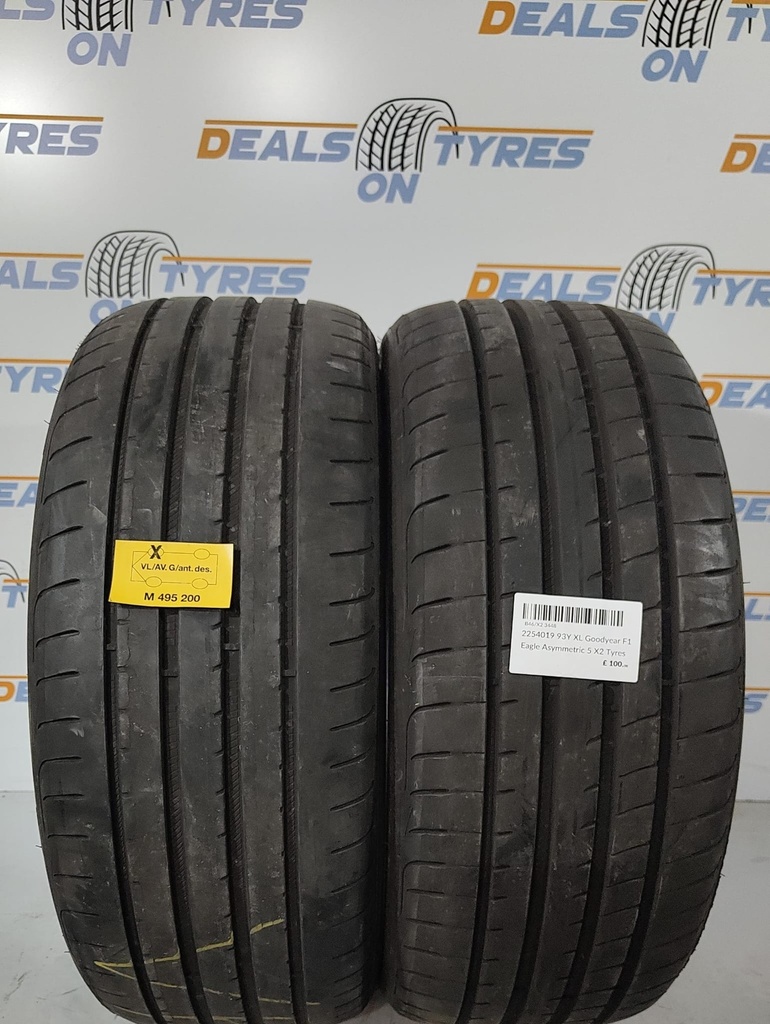 2254019 93Y XL Goodyear F1 Eagle Asymmetric 5 X2 Tyres