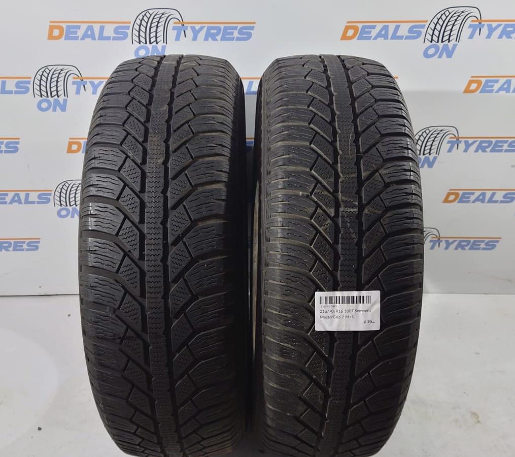 2157016 100T Semperit MasterGrip 2 M+S x2 tyres