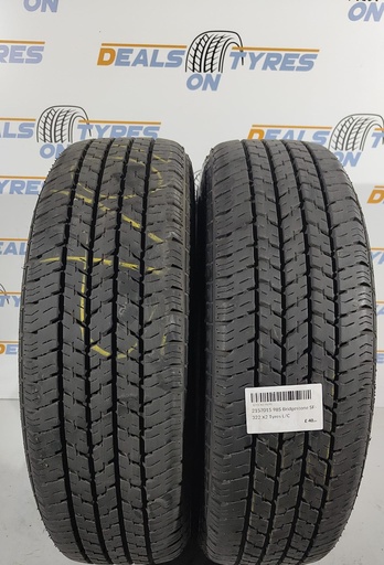 2157015 98S Bridgestone SF-322 X2 Tyres L/C
