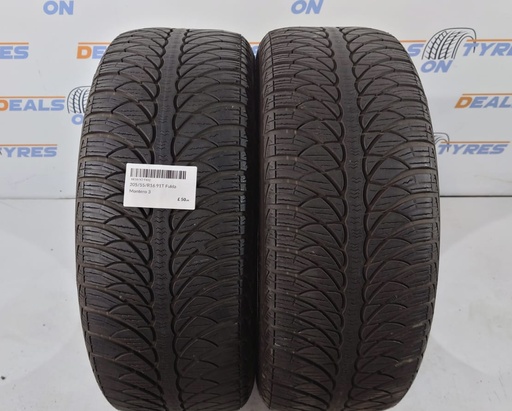 20555R16 91T Fulda Montero 3 x2 tyres