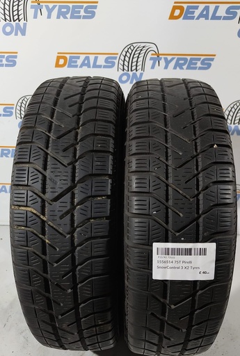 1556514 75T Pirelli SnowControl 3 X2 Tyres