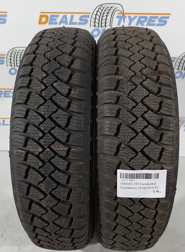 1456515 72T Continental ContiWinter TS760 M+S X2 Tyres