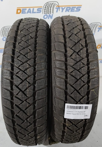 1556515 77T Dunlop SP Winter Sport M2 M+S X2 Tyres