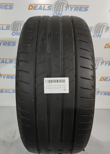 2753521 103Y XL Run Flat Bridgestone Alenza X1 Tyre P/R