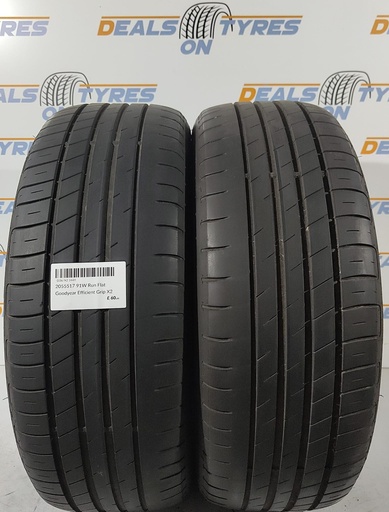 2055517 91W Run Flat Goodyear Efficient Grip X2 Tyres Shop