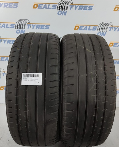 2255017 94H Continental SportContact 2 X2 Tyres