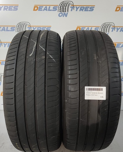 2255517 101W XL Michelin Primacy 4 X2 Tyres
