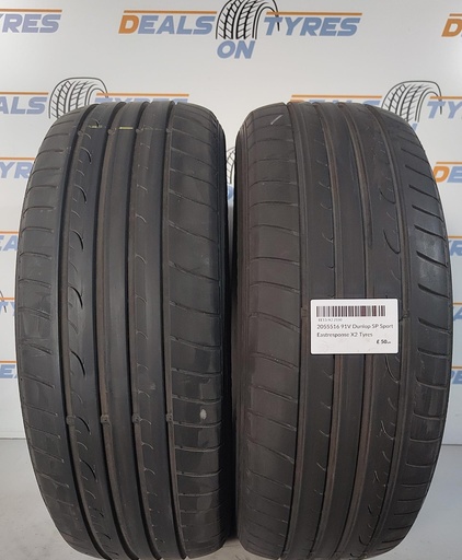 2055516 91V Dunlop SP Sport Eastresponse X2 Tyres