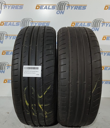 2055516 91V Dunlop Sport Blu Response x2 tyres