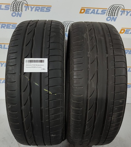 2055516 91W Bridgestone Turanza ER300 x2 tyres