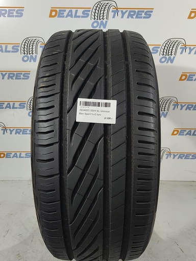 2654021 105Y XL Uniroyal Rain Sport 5  x1 tyre