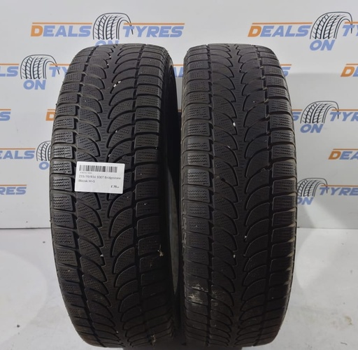 21570R16 100T Bridgestone Blizzak M+S x2 tyres